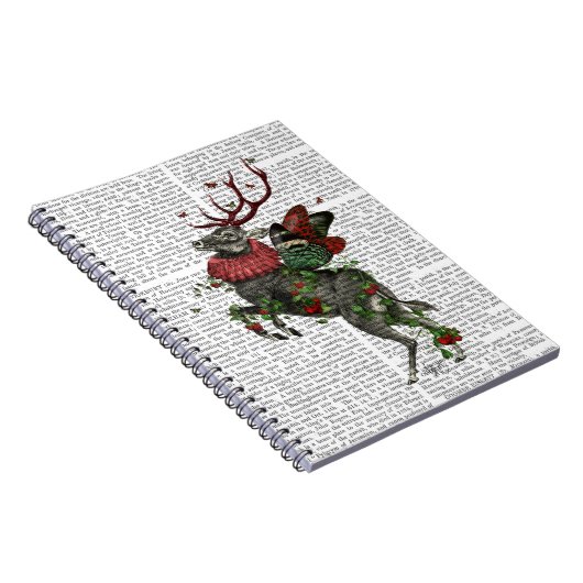 Carnet Cerfs communs de fraise (Côté Droit)