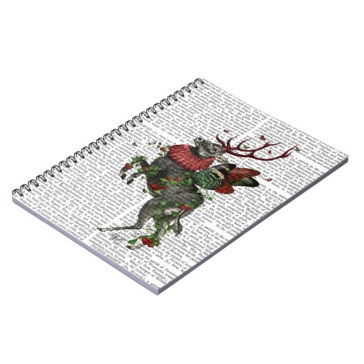 Carnet Cerfs communs de fraise (Côté gauche)