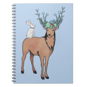 Carnet Cerfs communs et lapin (Devant)