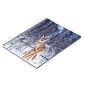 Carnet Cerfs dans la neige (Côté gauche)