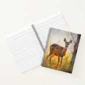 Carnet Cerfs Élégants dans la Forêt Dessin Nature (Intérieur)
