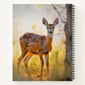 Carnet Cerfs Élégants dans la Forêt Dessin Nature (Dos)