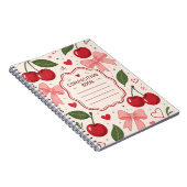 Carnet Cerise Fruité (Côté Droit)