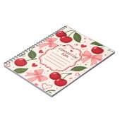 Carnet Cerise Fruité (Côté gauche)
