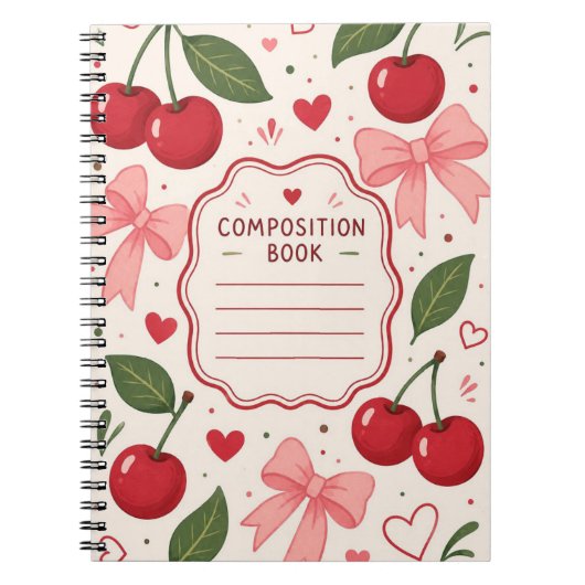 Carnet Cerise Fruité (Devant)