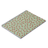 Carnet Cerises Et Fleurs (Côté gauche)