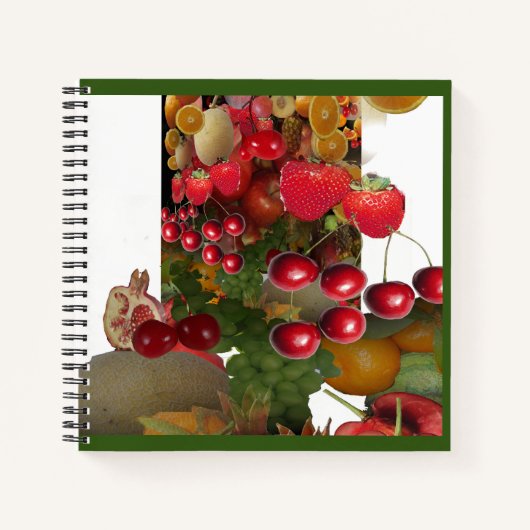 Carnet Cerises Et Fruits (Devant)