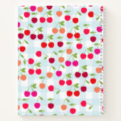 Carnet cerises personnalisé (Dos)