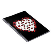 Carnet Cerises RAB Empreinte de léopard Heart Rockabilly (Côté Droit)