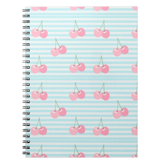 Carnet Cerises Roses Été (Devant)
