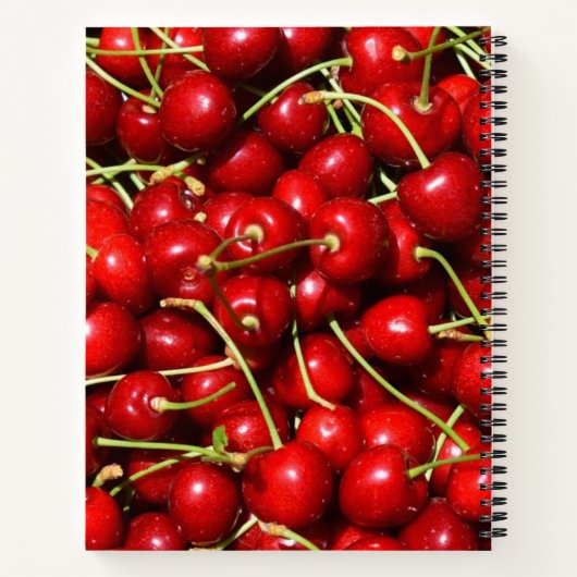 Carnet Cerises rouges (Dos)
