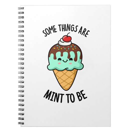 Carnet Certaines choses sont à la menthe pour être un jeu (Devant)