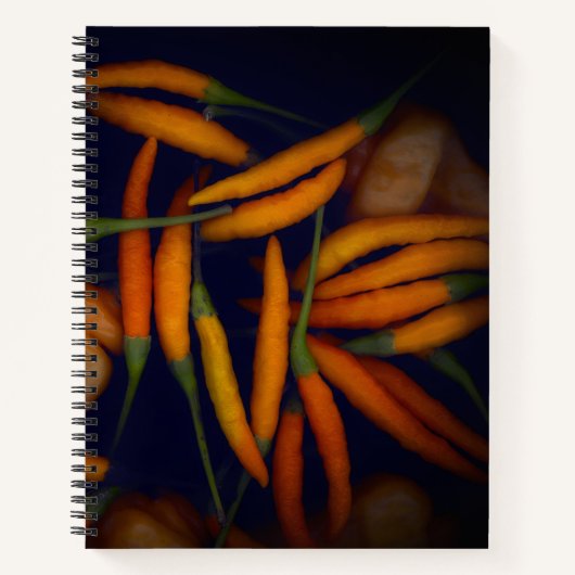 Carnet Certains l'aiment piment orange chaud (Devant)
