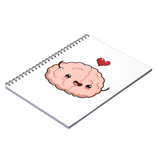 Carnet Cerveau Cute Kawaii (Côté gauche)
