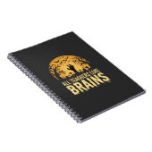 Carnet Cerveaux de professeur d'Halloween (Côté Droit)
