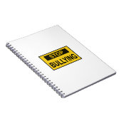 Carnet Cesser le signe d'intimidation jaune (Côté Droit)