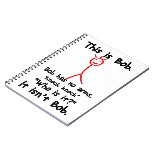 Carnet C'est Bob - Knock Knock Blagues - Bob Blagues Mème (Côté gauche)