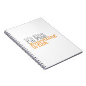 Carnet C'est bon. Je vais bien. Tout va bien. (Côté Droit)