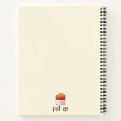 Carnet C'est comme ça que je roule Cute Kawaii Sushi (Dos)