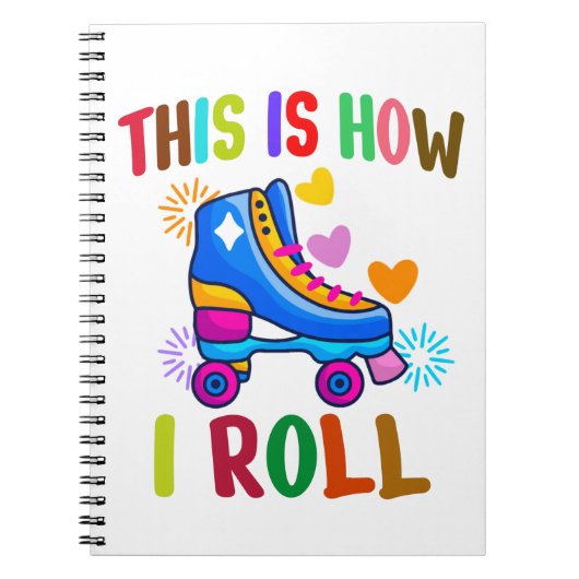 Carnet C'est comme ça que je roule - Patin à roulettes (Devant)