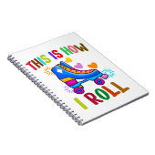 Carnet C'Est Comme Ça Que Je Roule - Patinage À Roulettes (Côté Droit)