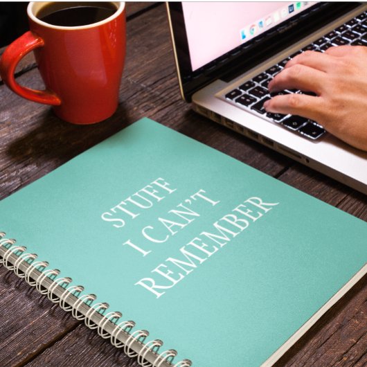 Carnet C'est drôle, je ne peux pas me souvenir