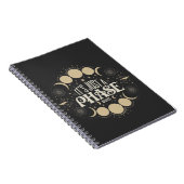 Carnet C'est juste une phase solaire Eclipse 2025 Lune lu (Côté Droit)