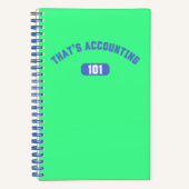 Carnet C'est la comptabilité 101 (Recto)