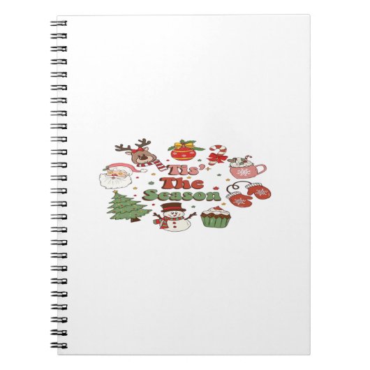 Carnet C'Est La Saison Bloc Acrylique Noël (Devant)
