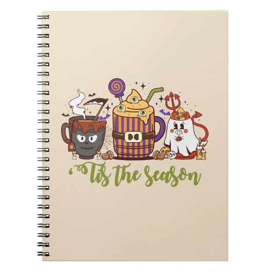 Carnet "C'Est La Saison Café Halloween (Devant)