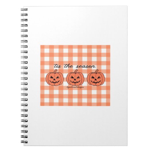 Carnet C'est la saison classique drôle design (Devant)