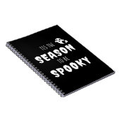 Carnet C'Est La Saison D'Être Éffrayant Drôle Design (Côté Droit)