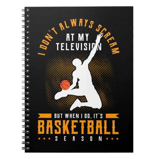 Carnet C'Est La Saison Du Basket (Devant)