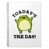 Carnet Cest Le Jour Drôle De Crapaud Pun  (Devant)