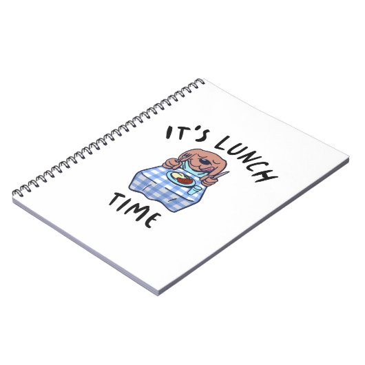 Carnet C'est l'heure du déjeuner (Côté gauche)