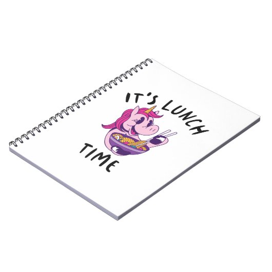 Carnet C'est l'heure du déjeuner (Côté gauche)