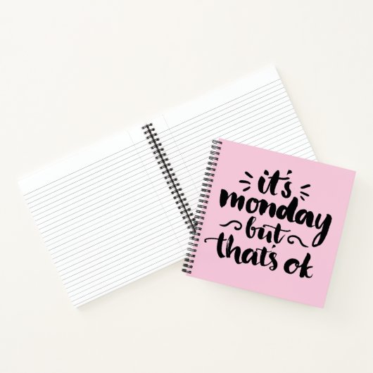 Carnet C'est lundi, mais c'est bon (Intérieur)