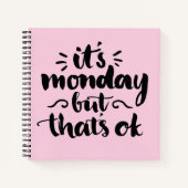 Carnet C'est lundi, mais c'est bon (Devant)