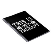 Carnet C'est ma thérapie - séance d'entraînement de (Côté Droit)