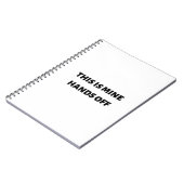 Carnet C'est mes mains (Côté gauche)