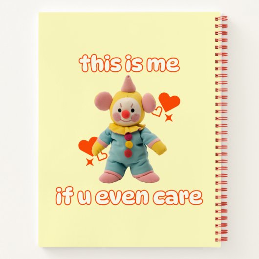 Carnet c'est moi si ça vous intéresse (Dos)