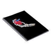 Carnet C'Est Mon Coeur - Squelette Mains Coeurs (Côté Droit)