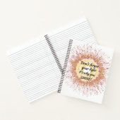 Carnet C'est pour ça que tu brilles Confetti (Intérieur)