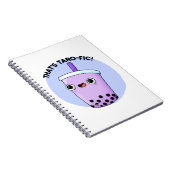 Carnet C'est Taroffic Drôle de Pun de thé aux perles  (Côté Droit)