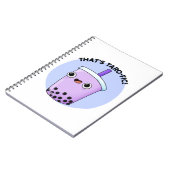 Carnet C'est Taroffic Drôle de Pun de thé aux perles  (Côté gauche)