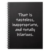 Carnet C'est Tasteless (Devant)