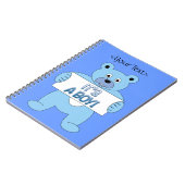Carnet C'est Un Garçon Bleu Ours (Côté gauche)
