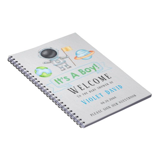 Carnet C'est un garçon de l'espace extra-atmosphérique Ba (Côté Droit)