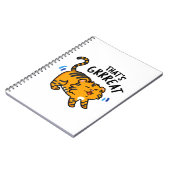 Carnet C'est un jeu de mots super rigolo de rugissement d (Côté gauche)