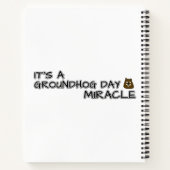 Carnet C'est un miracle du jour des marmottes (Dos)